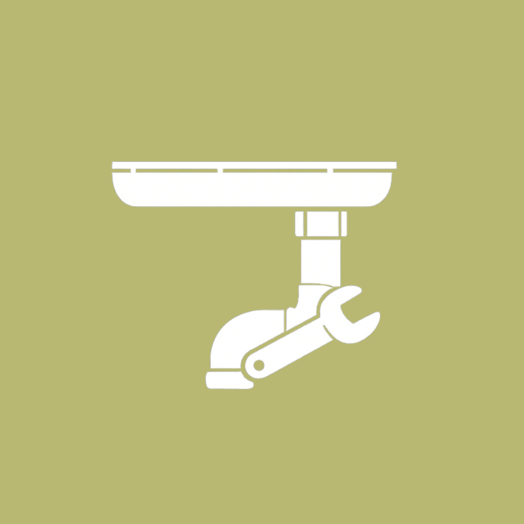 Gutter and downpipe repairs icon
