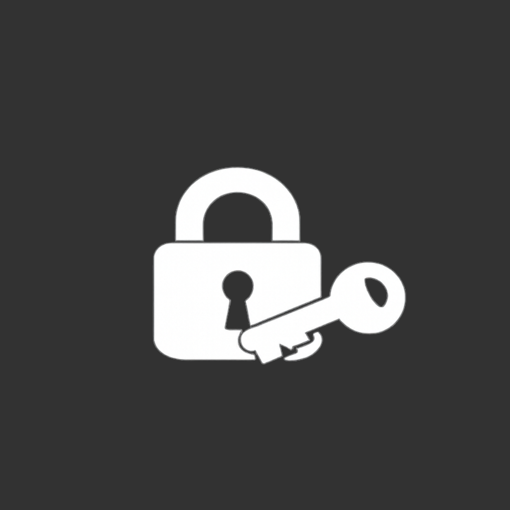 Locksmith and lock services icon